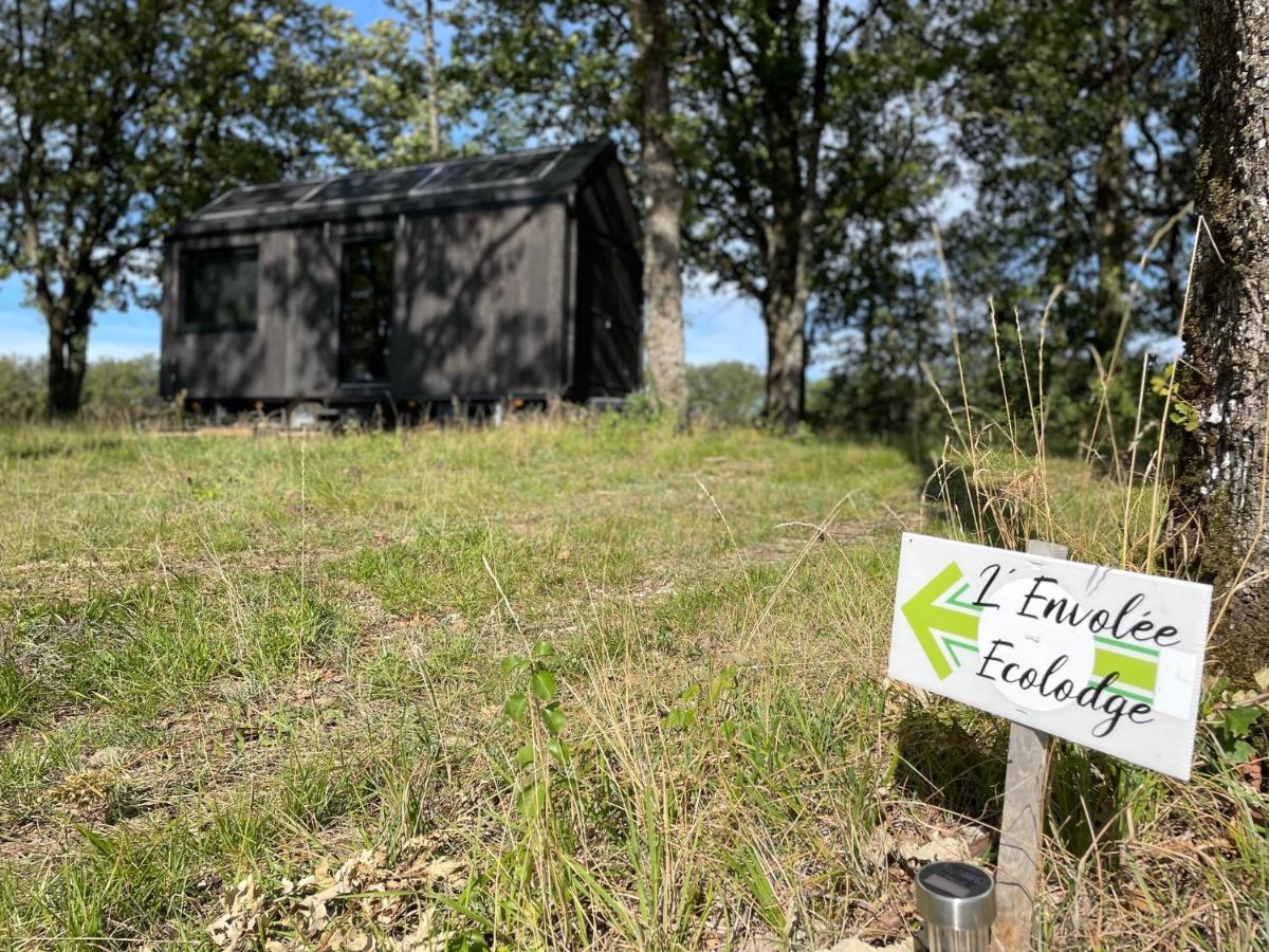L'Envolee Ecolodge, Tiny House Au Coeur Des Vignes Loches-sur-Ource Exterior foto